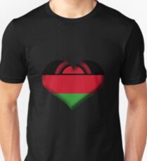 Malawi Heart Flag Unisex T-Shirt