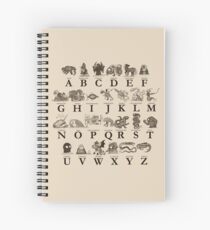 Seeungeheuer-Alphabet Spiralblock