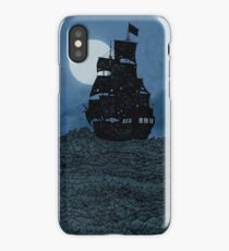 Sailing Under The Moon iPhone Case