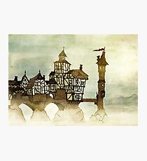 Old Mountain Town Photographic Print