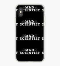 Mad Scientist Typography Design iPhone Case