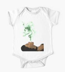 green smoke woman One Piece - Short Sleeve