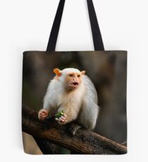 Silvery Marmoset Tote Bag