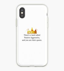 Passive Aggressiva iPhone Case