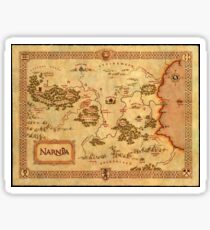 World Map of Narnia High Quality Sticker