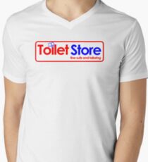 Toilet Store: Fine Suits and Tailoring Men's V-Neck T-Shirt