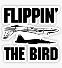 Flippin the Bird Sticker