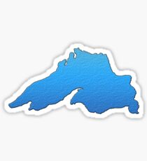 Great Lakes Lake Superior Outline Sticker