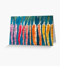 Colorful Carrot Greeting Card
