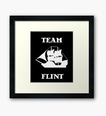 Team Flint with Ship Framed Print