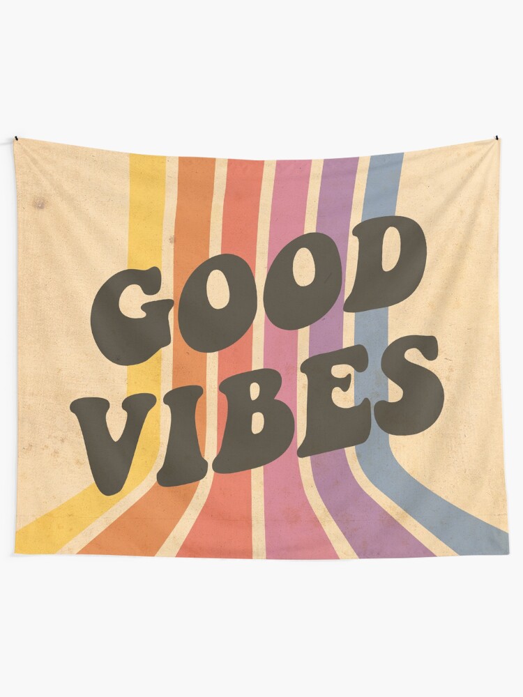 Alternate view of Good Vibes Tapestry