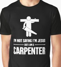 Funny Christian Carpenter Jesus Graphic Graphic T-Shirt