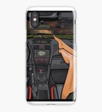 Subaru WRX STI Night Road iPhone Case