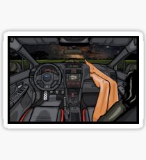 Subaru WRX STI Night Road Sticker