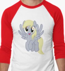 Happy Derpy Men's Baseball ¾ T-Shirt