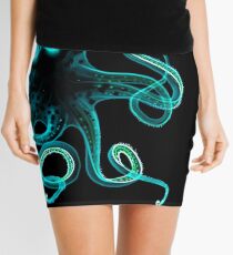 Octopus Aqua Mini Skirt