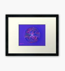 Through The Blue Framed Print