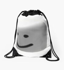 grey oof Drawstring Bag