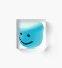 blue oof Acrylic Block