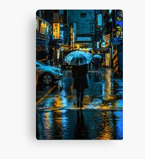 Incheon Rain Canvas Print