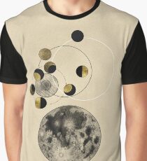 Phases of the Moon Graphic T-Shirt