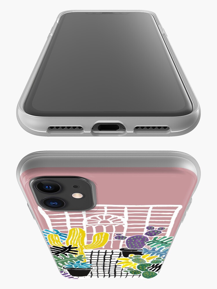 Alternate view of Cacti & Succulent Greenhouse iPhone Case & Cover