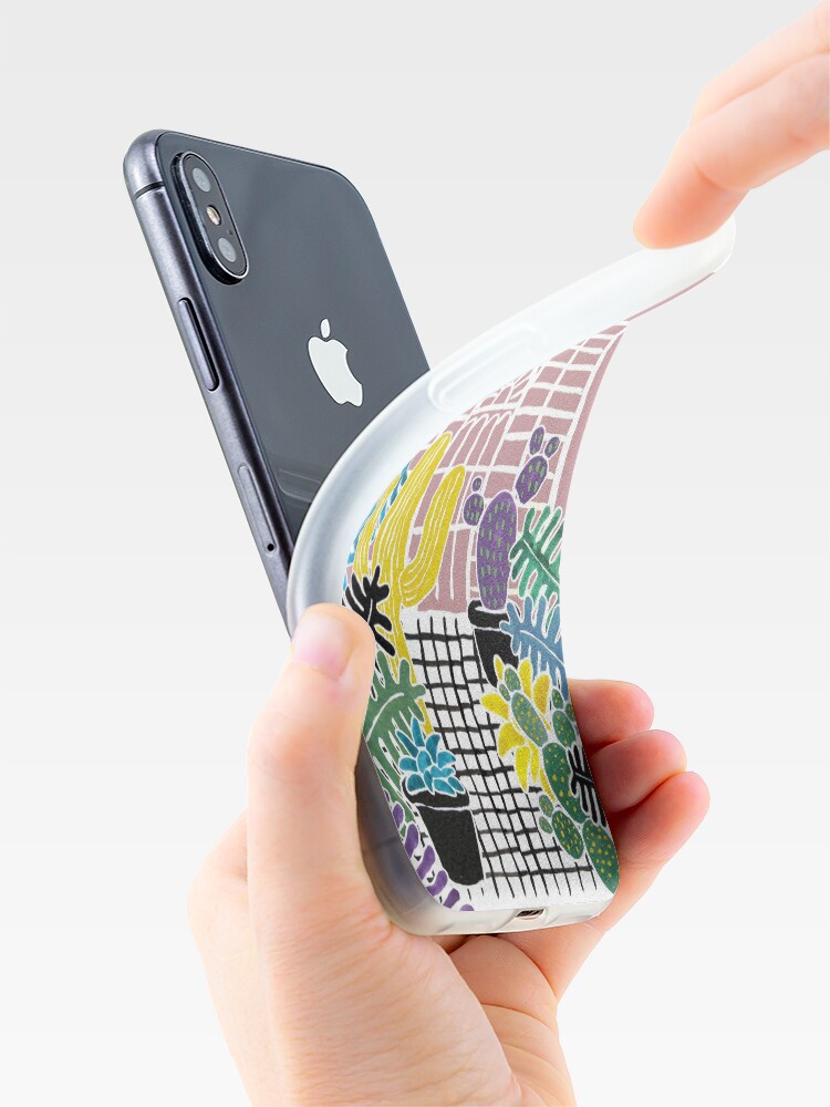 Alternate view of Cacti & Succulent Greenhouse iPhone Case & Cover