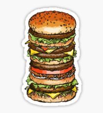 Hamburger Sticker