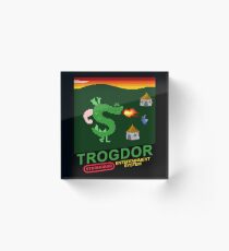 Trogdor Acrylic Block