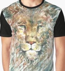 Lion. Watercolor absrtact portrait. Graphic T-Shirt