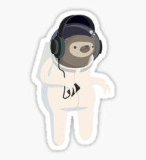 Astronaut Sloth Sticker