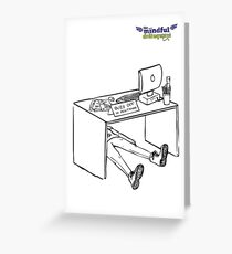 Buzz off - I'm meditating Greeting Card