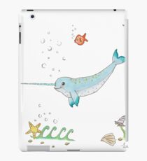 Narwhal, narwhale, ocean fish iPad Case/Skin