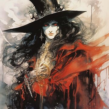 Yoshitaka Amano Vampire Hunter D Poster Anime Manga FINAL FANTASY