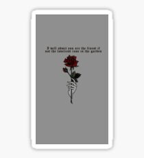 Jonghyun Rose Sticker