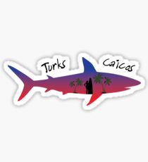 Turks and Caicos shark Sticker