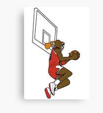 The Great Dunk Canvas Print