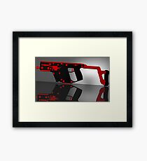 KRISS Vector weapon art print Framed Print