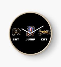 Bat Jump Cat Ninja Gaiden NES Clock