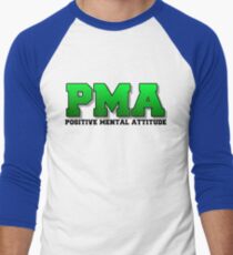 PMA - Positive Mental Attitude - Jacksepticeye - Font 3 Men's Baseball ¾ T-Shirt