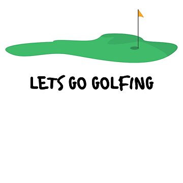 LETS GO GOLFING- dj khaled Sticker for Sale by chantiesgallery