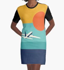 Fly Away Graphic T-Shirt Dress