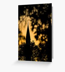 Damascus sunset Greeting Card