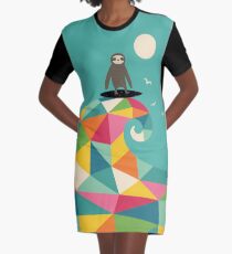 Surfs Up Graphic T-Shirt Dress