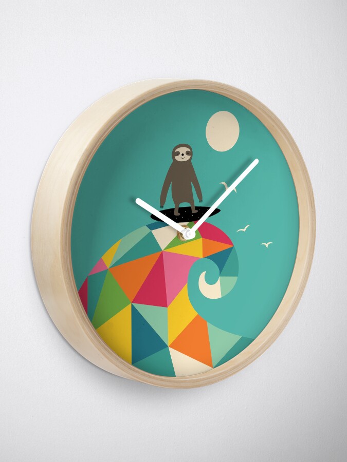 Alternate view of Surfs Up Clock