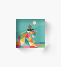 Surfs Up Acrylic Block