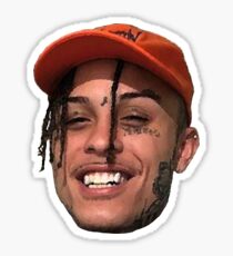 Lil Skies Rapper Face Sticker