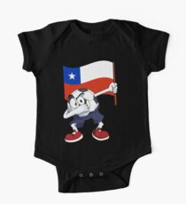 Chile Dabbing Soccer Ball One Piece - Short Sleeve