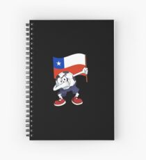 Chile Dabbing Soccer Ball Spiral Notebook