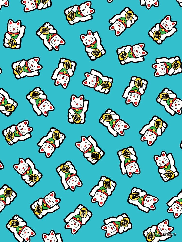 Lucky Cat Pattern by evannave